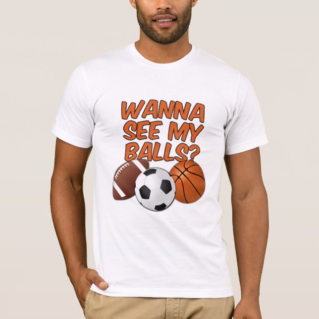 Camisa de bolas - escolha estilo e cor (Frente)