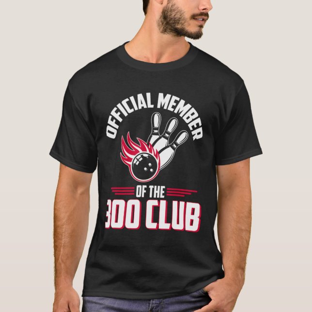 Camisa de Boliche 300 Camisa de Membro do Clube 30 (Frente)