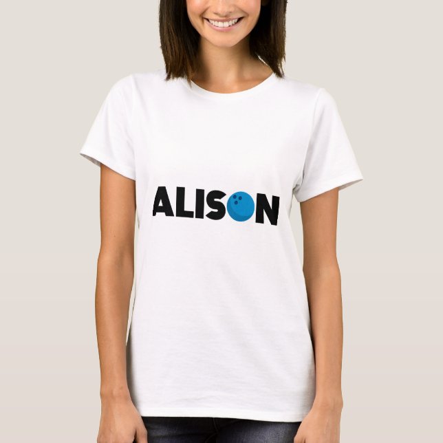 Camisa de boliche Alison (Frente)