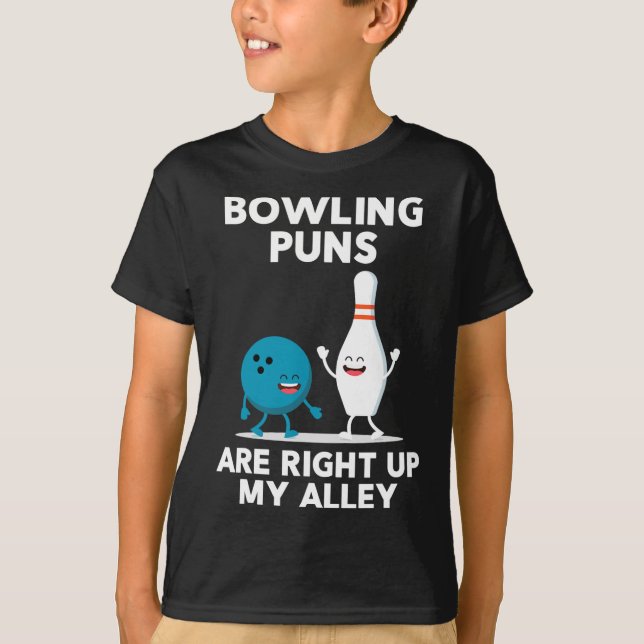 Camisa De Boliche Engraçada Para Homens, Mulheres  (Frente)