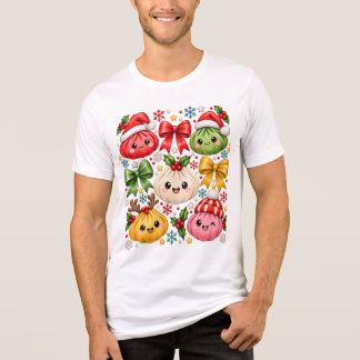 Camisa de Bolinho de Natal, Kawaii Bolinho