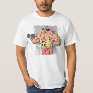 Camisa de bombeamento do ferro do rato do Gym