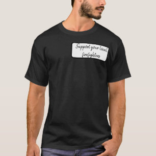 Camisa de bombeiros do Mens