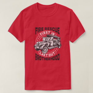 Camisa de bombeiros vintage estilo Irmandade de Re