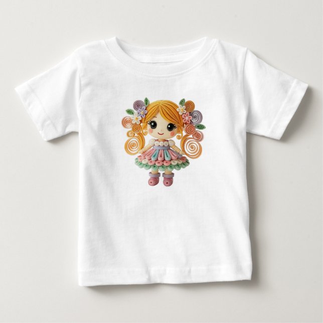 camisa de boneca bonita (Frente)