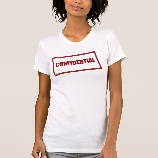 Camisa de Borracha Confidencial (Frente)