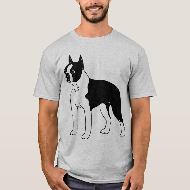 Camisa de Boston Terrier (Frente)