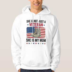 Camisa de Botas Militares Patrióticas de Mãe Veter