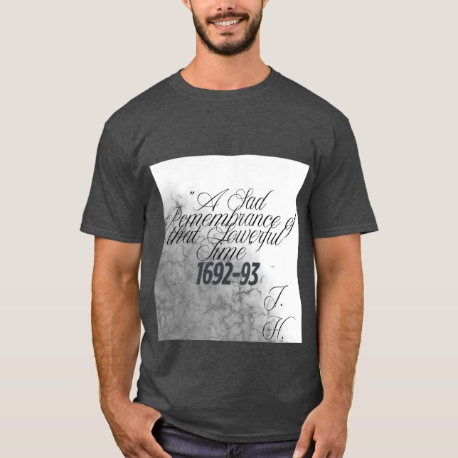 Camisa de Bruxa Citação Histórica de Salem (Frente)
