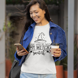 Camisa de Bruxa do Halloween | T-Shirt Engraçado