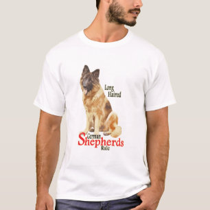 Camisa de cabelos compridos do german shepherd