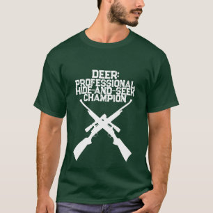 Camisa de Caça de Veado Campeão de Esconde-Esconde