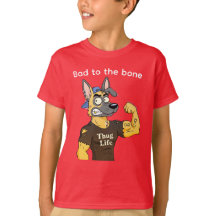 Camisa de Cachorro da Vida de Bandido Pastor Alemã