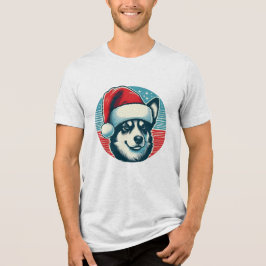 Camisa de Cachorro de Natal Bonita