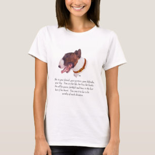 Camisa de Cachorro Fêmea Bull Terrier Lembrança
