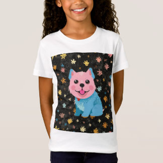 camisa de cachorro infantil