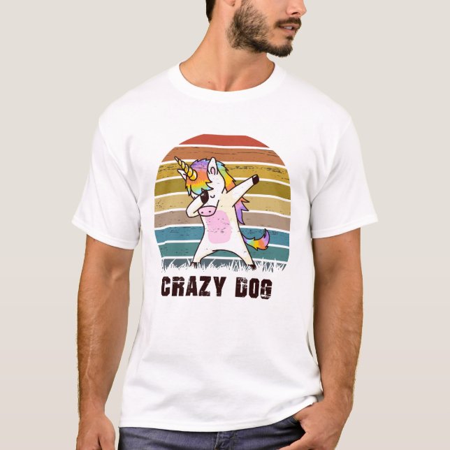 CAMISA DE CACHORRO LOUCO PARA HOMEM (Frente)