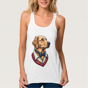 Camisa de cachorro patriótica vintage Retriever do