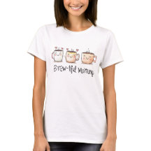 Camisa de café brilhante