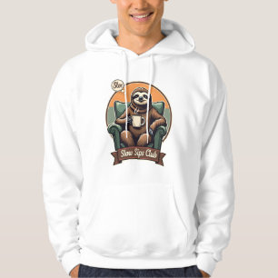 Camisa de Café de Preguiça Vintage Humor Calmo da