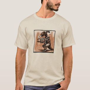 Camisa de café do Bebendo Dino Steampunk