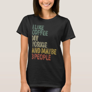 Camisa De Café Eu Gosto De Café Meu Yorkie E Talve
