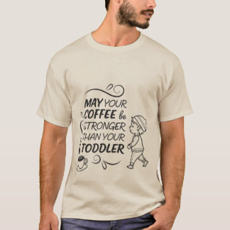 Camisa de café para pais de crianças engraçadas |