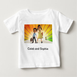 Camisa de Caleb e de Sophia