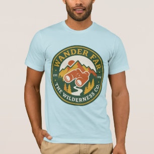 Camisa de caminhada na montanha Wander Far Binócul
