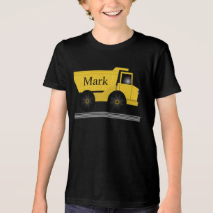 Camisa de Caminhão do Menino Legal Com Nome Person