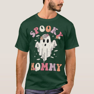 Camisa De Camisa De Mamãe Spooky Groovy Vintage Fl