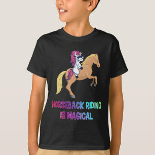 Camisa de Camisa do Cavalo Unicórnio Cavalo Anel d