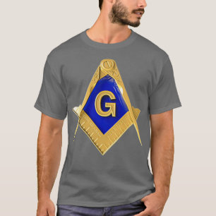 Camisa de Camisa Masônica Compass Camada Camada Fr