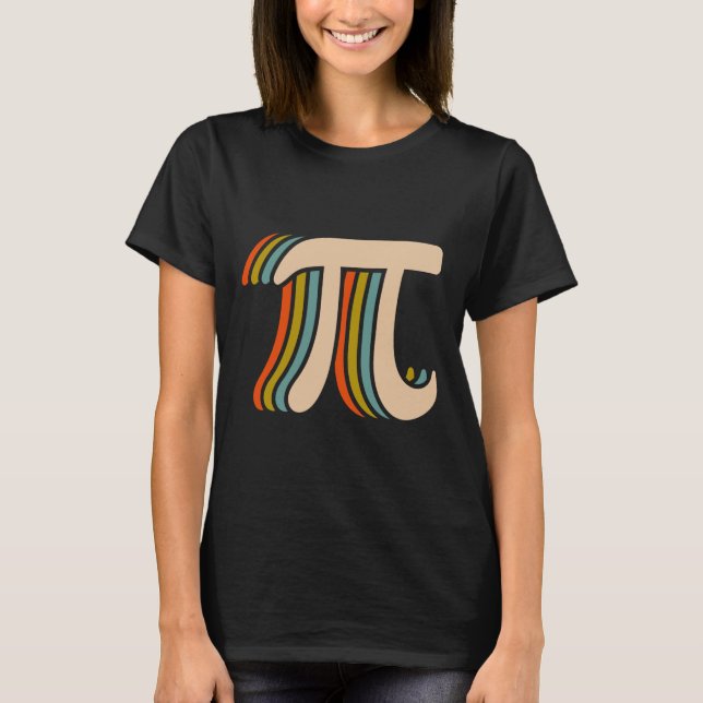 Camisa De Camisa Pi Espiral Pi Professores De Mate (Frente)