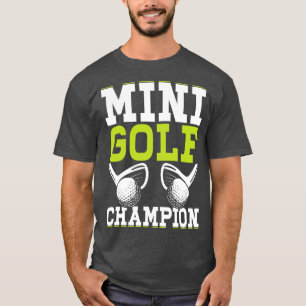 Camisa De Campeão De Mini Golfe Para Homens 1
