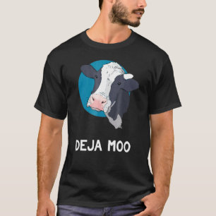 Camisa de Camponês de Vaca Deja Moo Agricultura