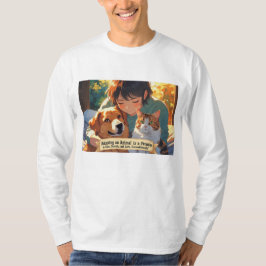 Camisa De Capa Longa Unisex