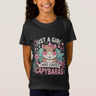 Camisa de Capivara Apenas Uma Garota Que Ama Capiv