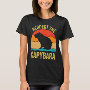 Camisa De Capybaras Respeita A Camisa Capybara Cav