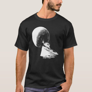 Camisa De Caracol-Moon, Gráfico Engraçado De Howl