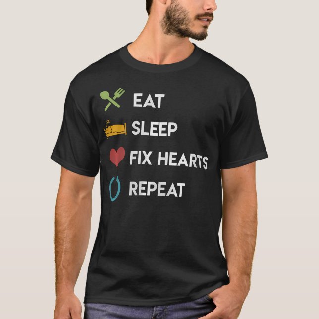 Camisa de Cardiologia Presentes de Cardiologista M (Frente)