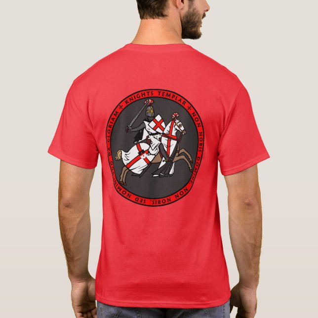 Camisa de carregamento do selo de Templar dos (Verso)