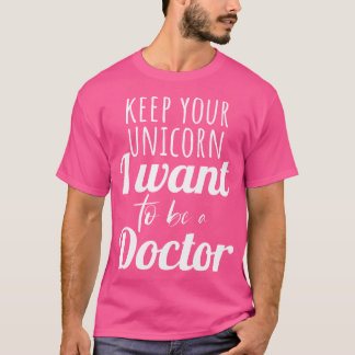 Camisa De Carreira Para Meninas Eu Quero Ser Médic