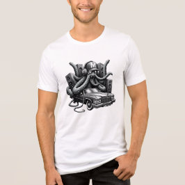 Camisa de Carro de Terror Monstruoso