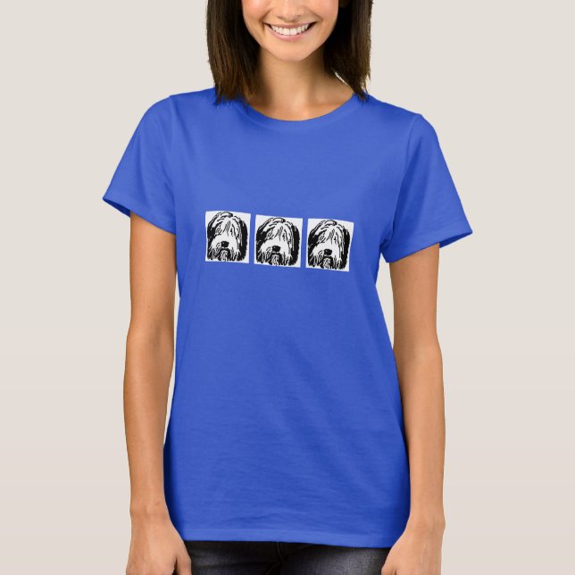 Camisa de Cartoon Collie (Frente)