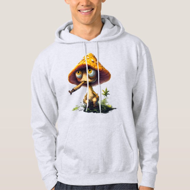 Camisa de Cartoon de Cogumelo Pedrada Engraçada (Frente)