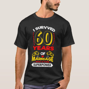 Camisa De Casamento De Aniversário - Sobrevivi A