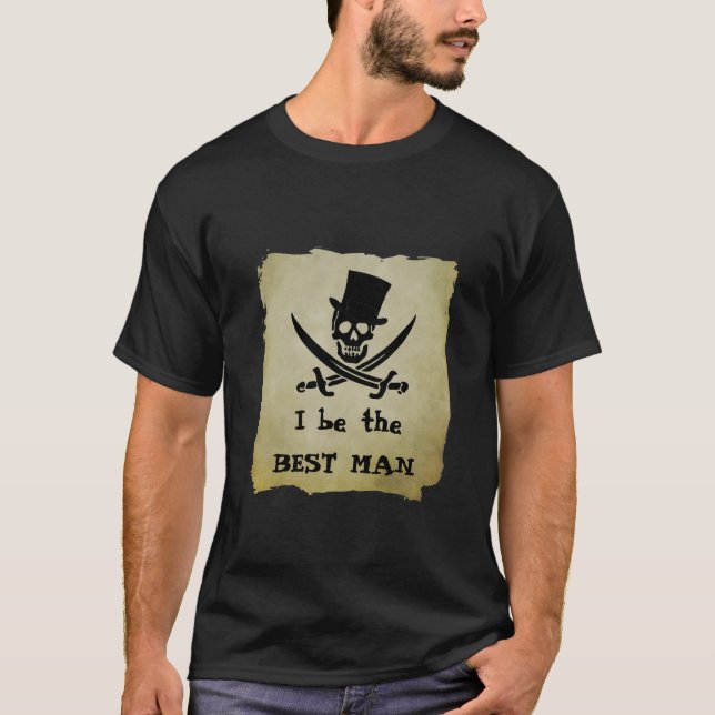 Camisa de Casamento Pirata Personalizada (Frente)