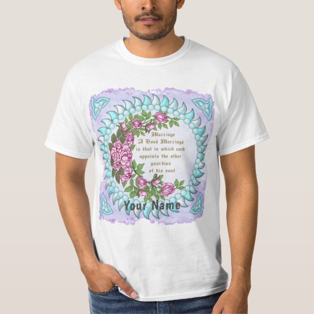 Camisa de casamento Verso casamento (Frente)