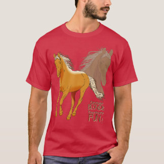 Camisa De Cavalo De Palomino - Porque A Loura Tem